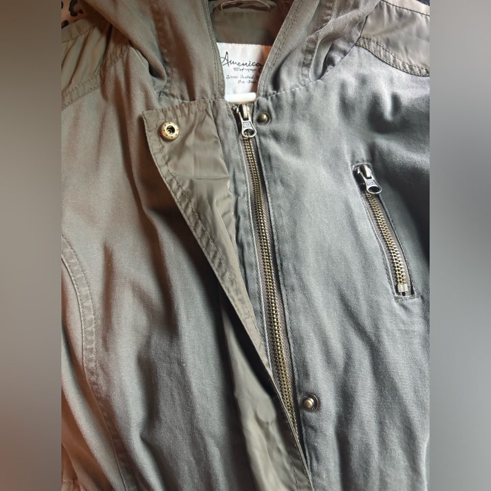 Olive Utility Jacket - image 7